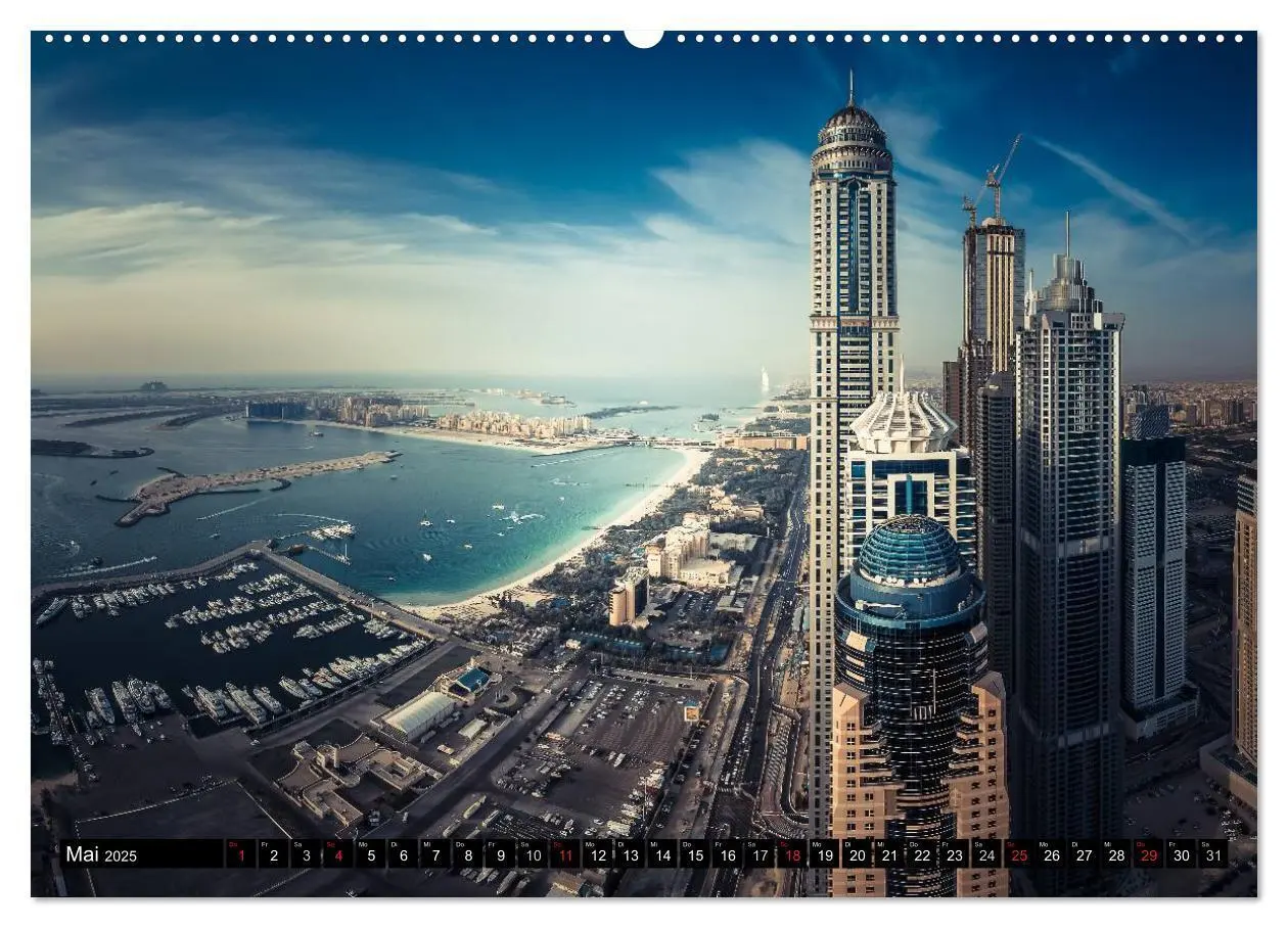 Bild: 9783435553884 | DUBAI - 2025 (Wandkalender 2025 DIN A2 quer), CALVENDO Monatskalender