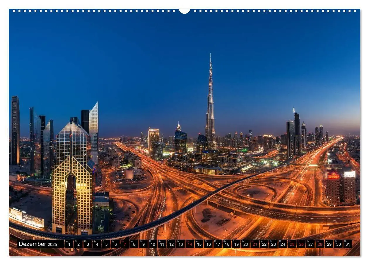 Bild: 9783435553884 | DUBAI - 2025 (Wandkalender 2025 DIN A2 quer), CALVENDO Monatskalender
