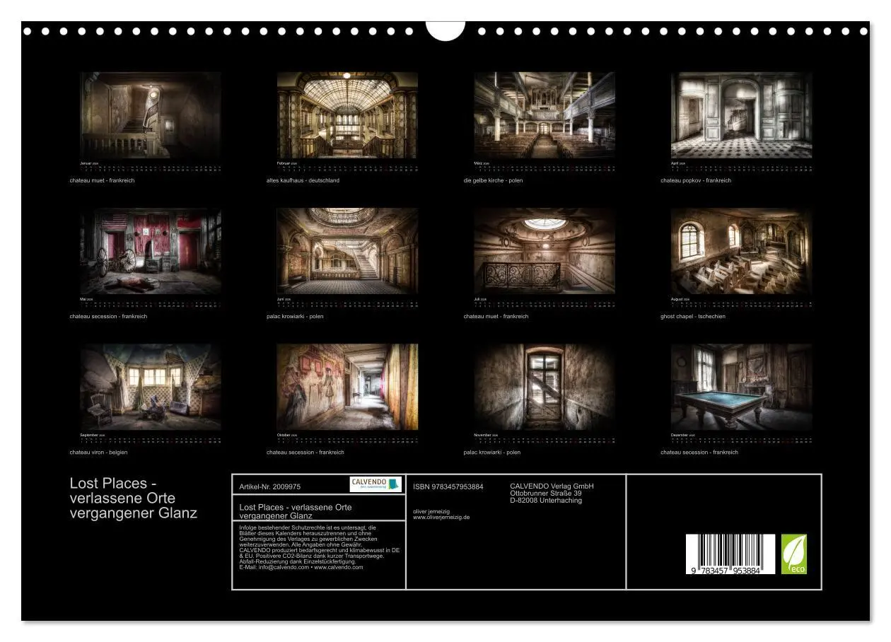 Bild: 9783457953884 | Lost Places - verlassene Orte vergangener Glanz (Wandkalender 2026...
