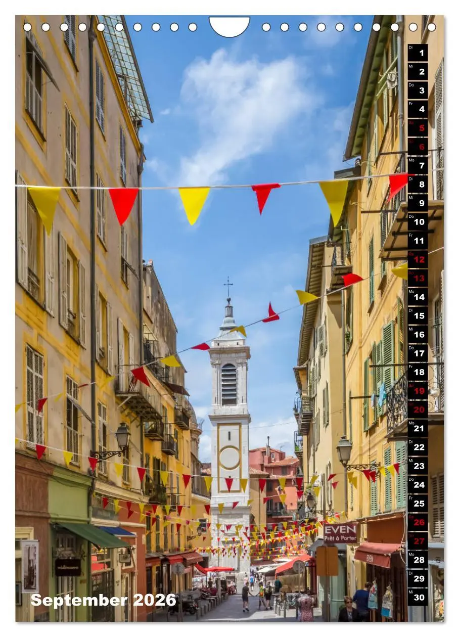 Bild: 9783516423884 | Idyllisches Nizza (Wandkalender 2026 DIN A4 hoch), CALVENDO...