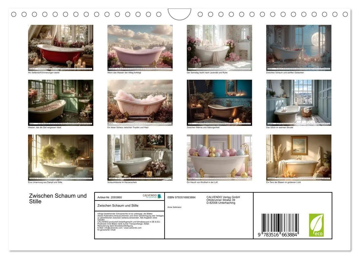 Bild: 9783516663884 | Zwischen Schaum und Stille (Wandkalender 2026 DIN A4 quer),...