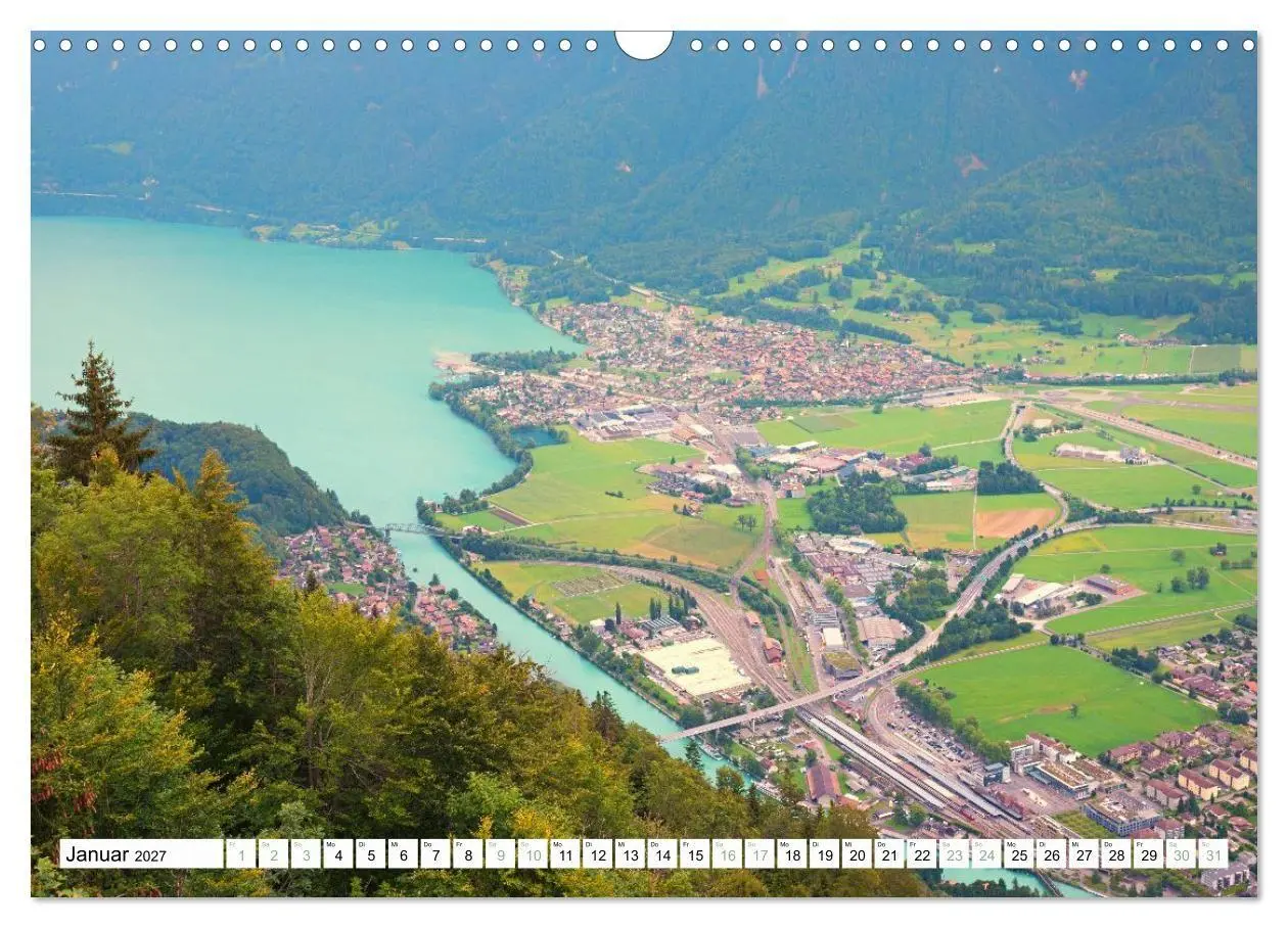 Bild: 9783516803884 | Faszination Berner Oberland - Thuner- und Brienzersee (Wandkalender...