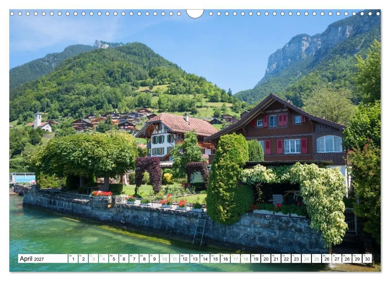 Bild: 9783516803884 | Faszination Berner Oberland - Thuner- und Brienzersee (Wandkalender...