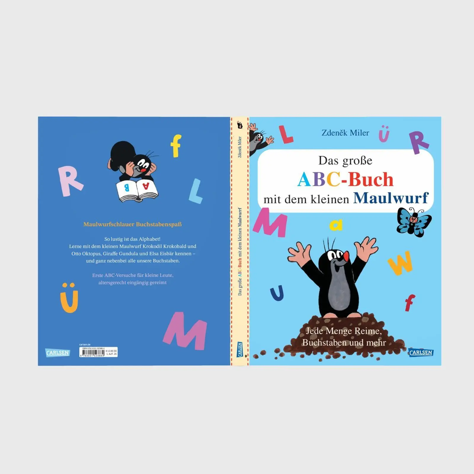 Bild: 9783551523884 | Das große ABC-Buch mit dem kleinen Maulwurf | Zdenek Miler (u. a.)