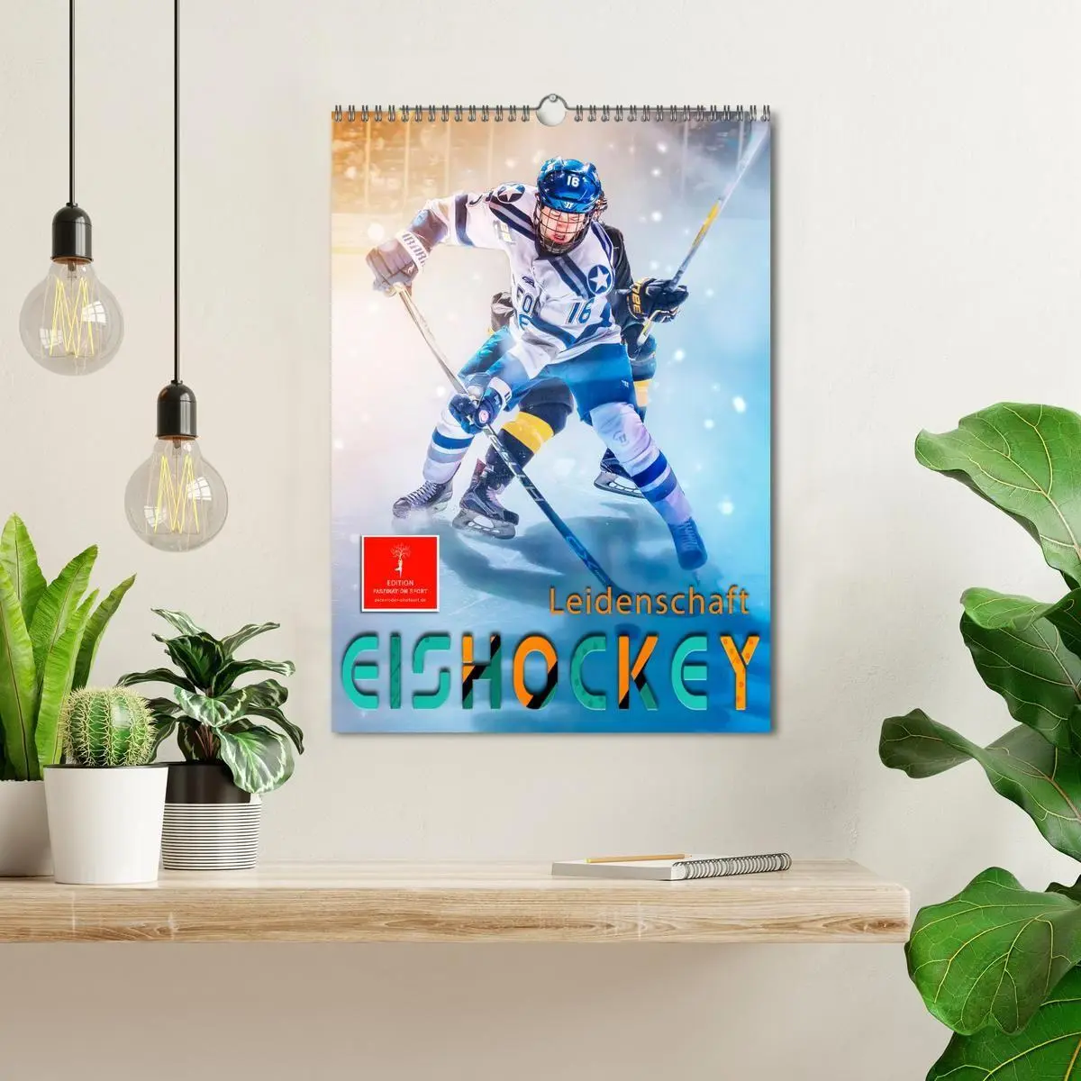 Bild: 9783569443884 | Eishockey Leidenschaft (Wandkalender 2027 DIN A3 hoch), CALVENDO...