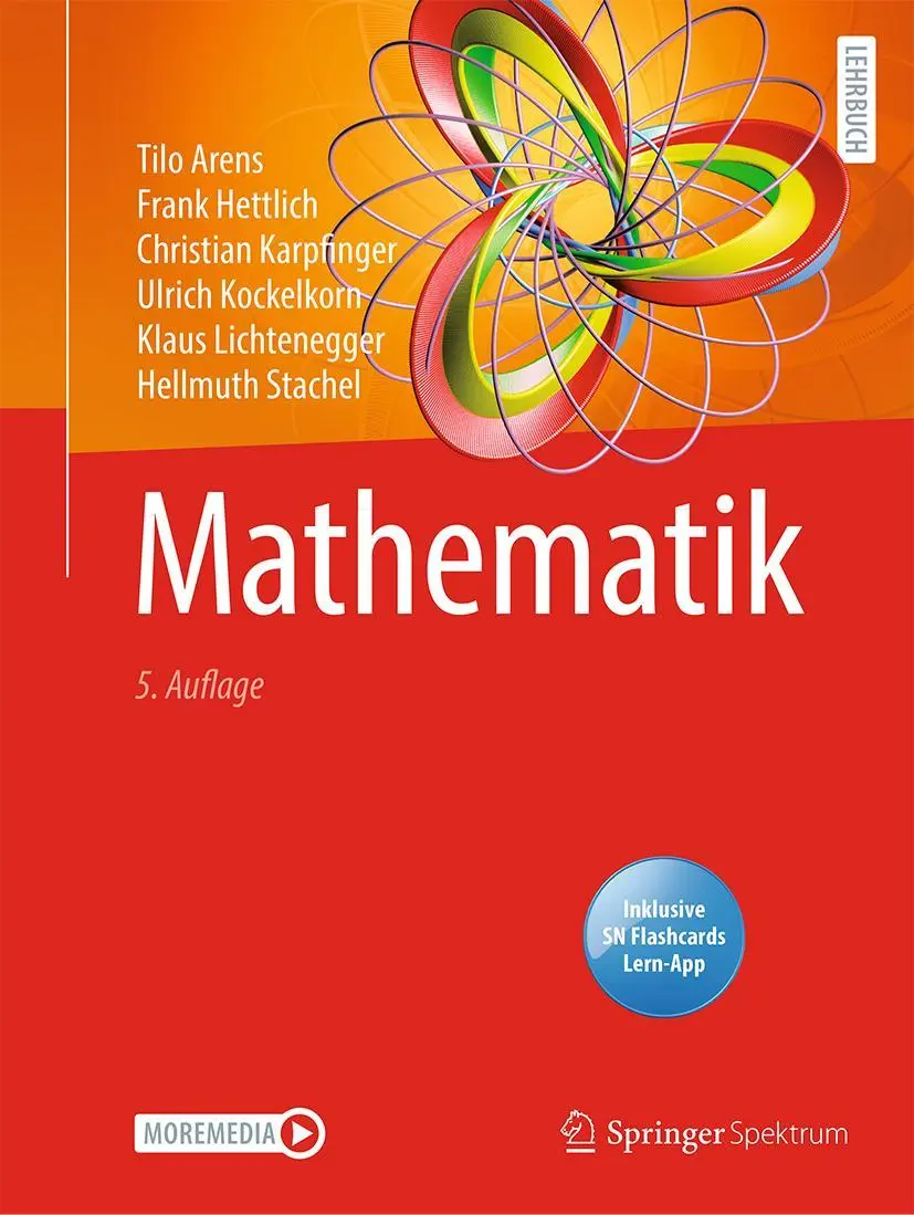 Cover: 9783662643884 | Mathematik | Tilo Arens (u. a.) | Taschenbuch | 1 Buch | Deutsch