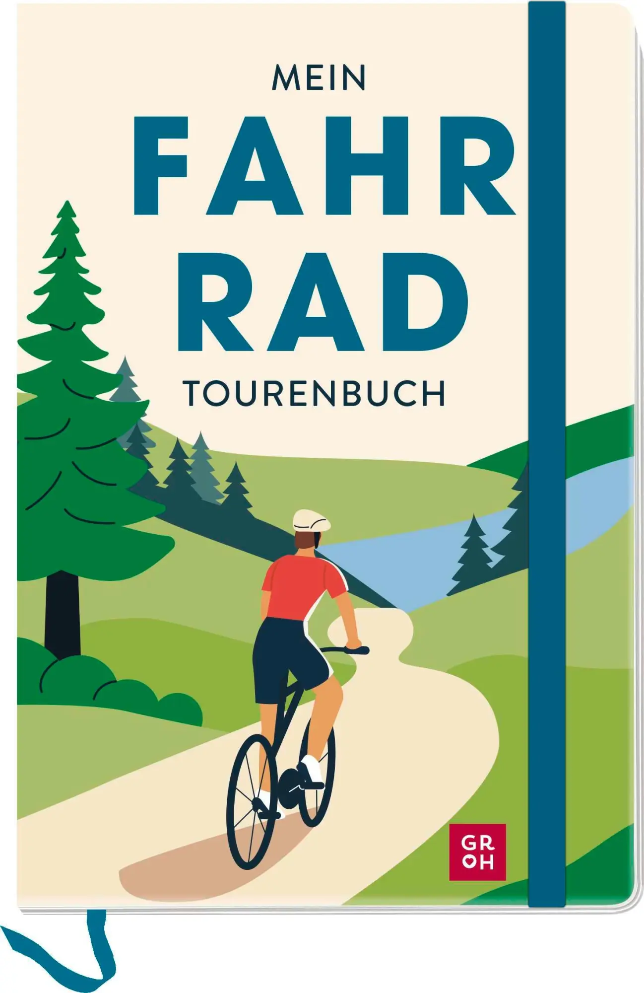 Cover: 4036442013984 | Mein Fahrradtouren-Buch (modern) | Groh Verlag | Notizbuch | 96 S.