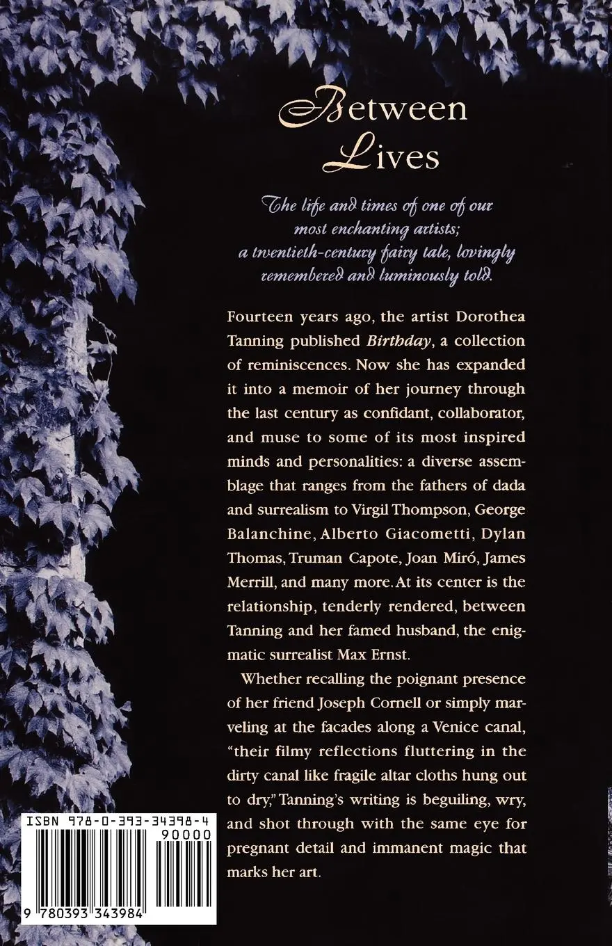Rückseite: 9780393343984 | Between Lives | An Artist and Her World | Dorothea Tanning | Buch