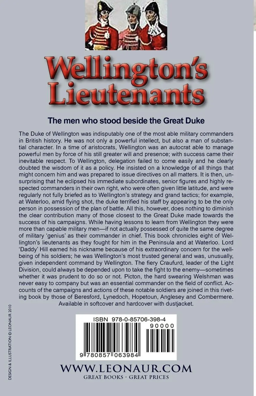 Rückseite: 9780857063984 | Wellington's Lieutenants | Alexander Innes Shand | Taschenbuch | 2010