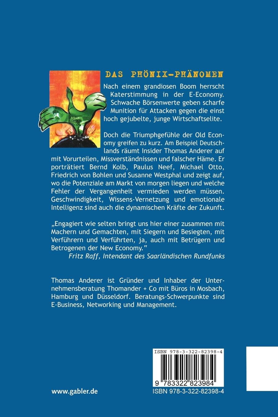 Rückseite: 9783322823984 | Das Phönix-Phänomen | Thomas Anderer | Taschenbuch | 224 S. | Deutsch