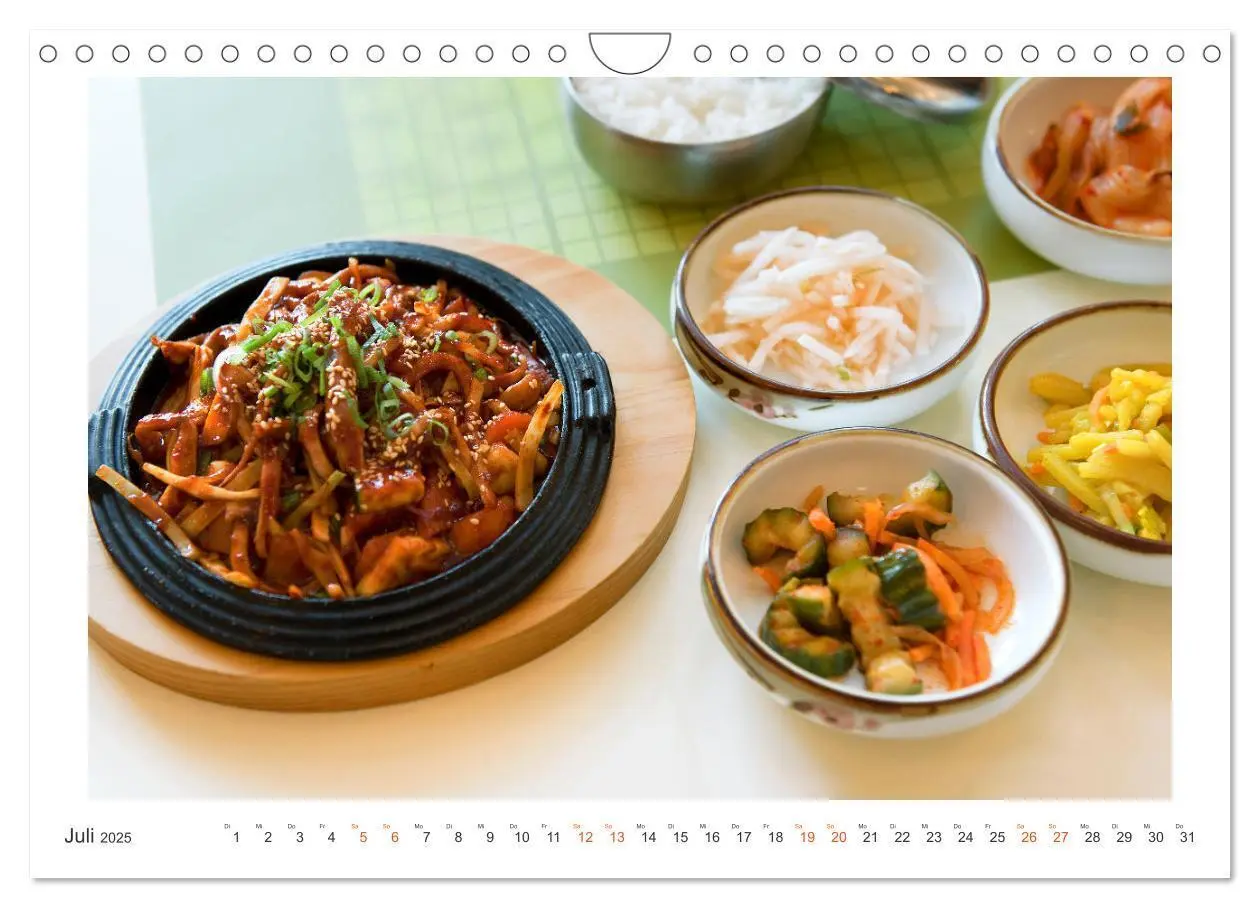 Bild: 9783383833984 | So schmeckt Südkorea: Kreative koreanische Küche (Wandkalender 2025...