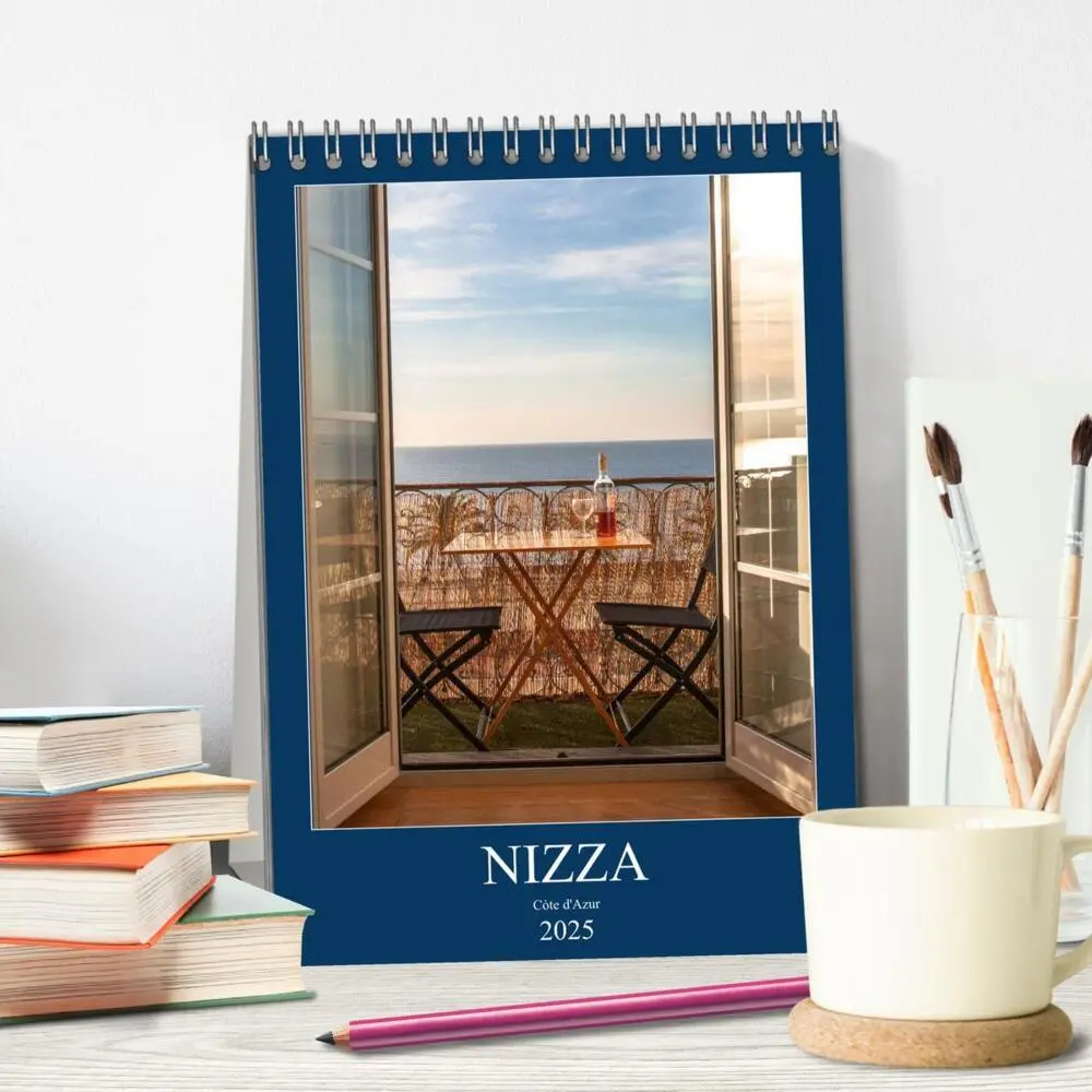 Bild: 9783457013984 | Nizza - Cote d'Azur 2025 (Tischkalender 2025 DIN A5 hoch), CALVENDO...