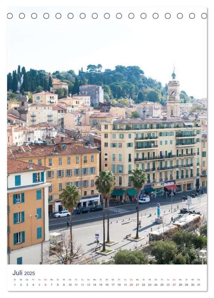 Bild: 9783457013984 | Nizza - Cote d'Azur 2025 (Tischkalender 2025 DIN A5 hoch), CALVENDO...