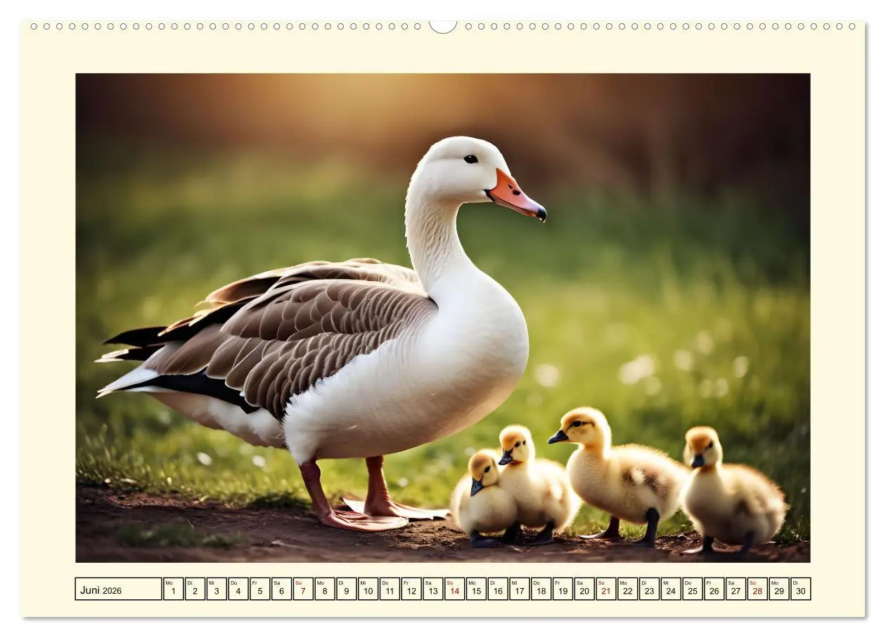 Bild: 9783457253984 | Glückliches Geflügel (Wandkalender 2026 DIN A2 quer), CALVENDO...
