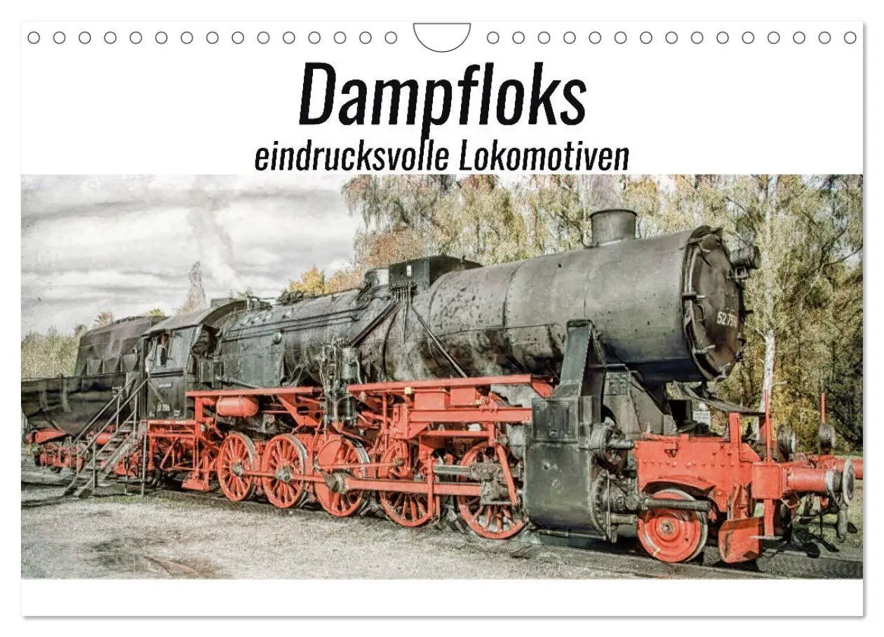 Cover: 9783457703984 | Dampfloks - eindrucksvolle Lokomotiven (Wandkalender 2026 DIN A4...