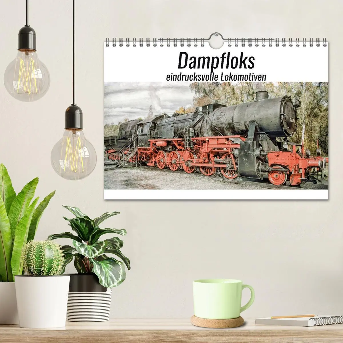 Bild: 9783457703984 | Dampfloks - eindrucksvolle Lokomotiven (Wandkalender 2026 DIN A4...