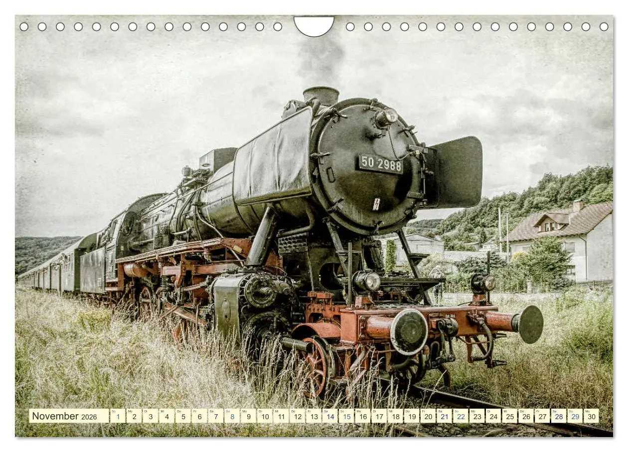 Bild: 9783457703984 | Dampfloks - eindrucksvolle Lokomotiven (Wandkalender 2026 DIN A4...