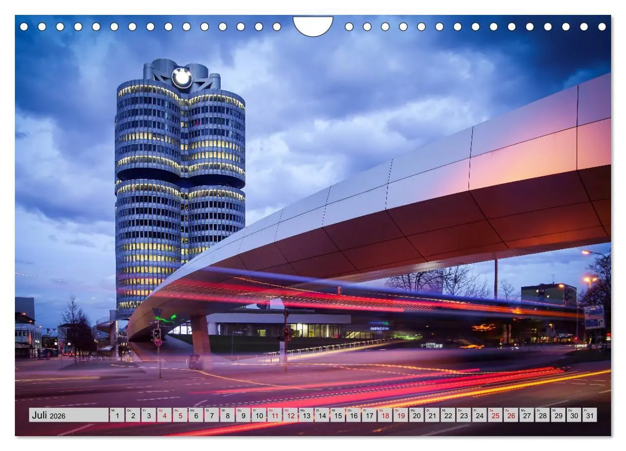 Bild: 9783457873984 | München - Lichter der Großstadt (Wandkalender 2026 DIN A4 quer),...