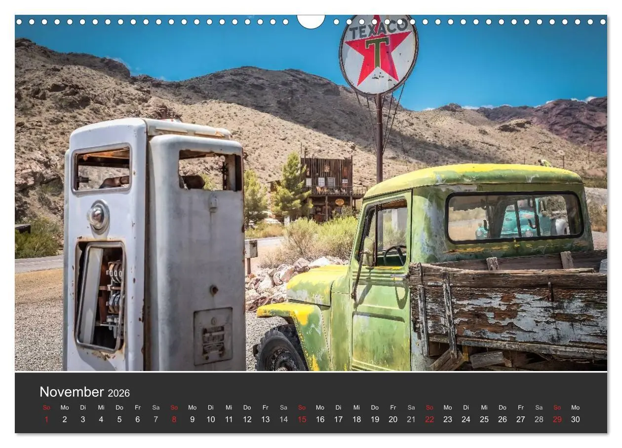 Bild: 9783516033984 | Vergessene Zeitzeugen entlang der Route 66 (Wandkalender 2026 DIN...