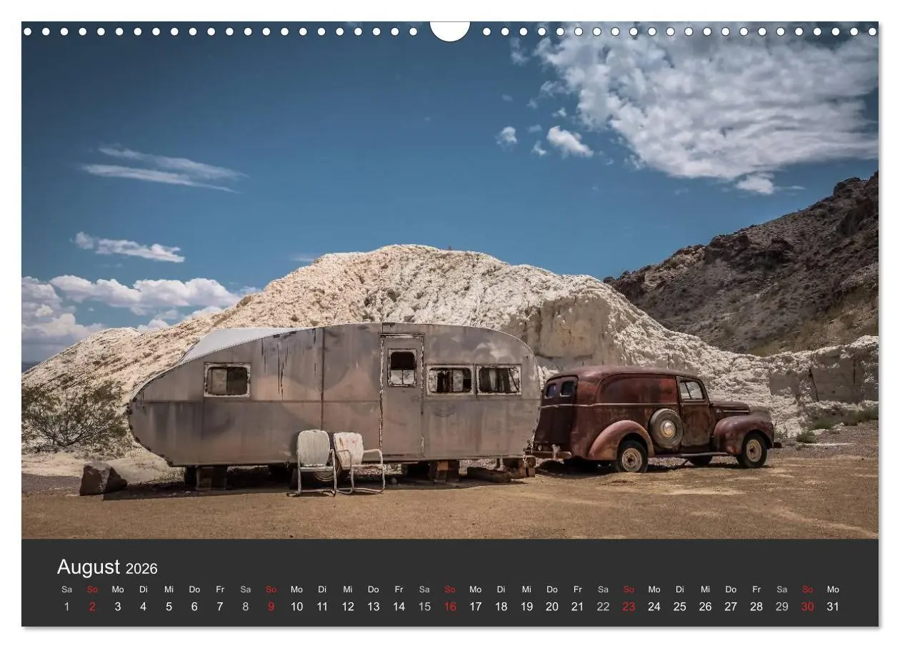 Bild: 9783516033984 | Vergessene Zeitzeugen entlang der Route 66 (Wandkalender 2026 DIN...