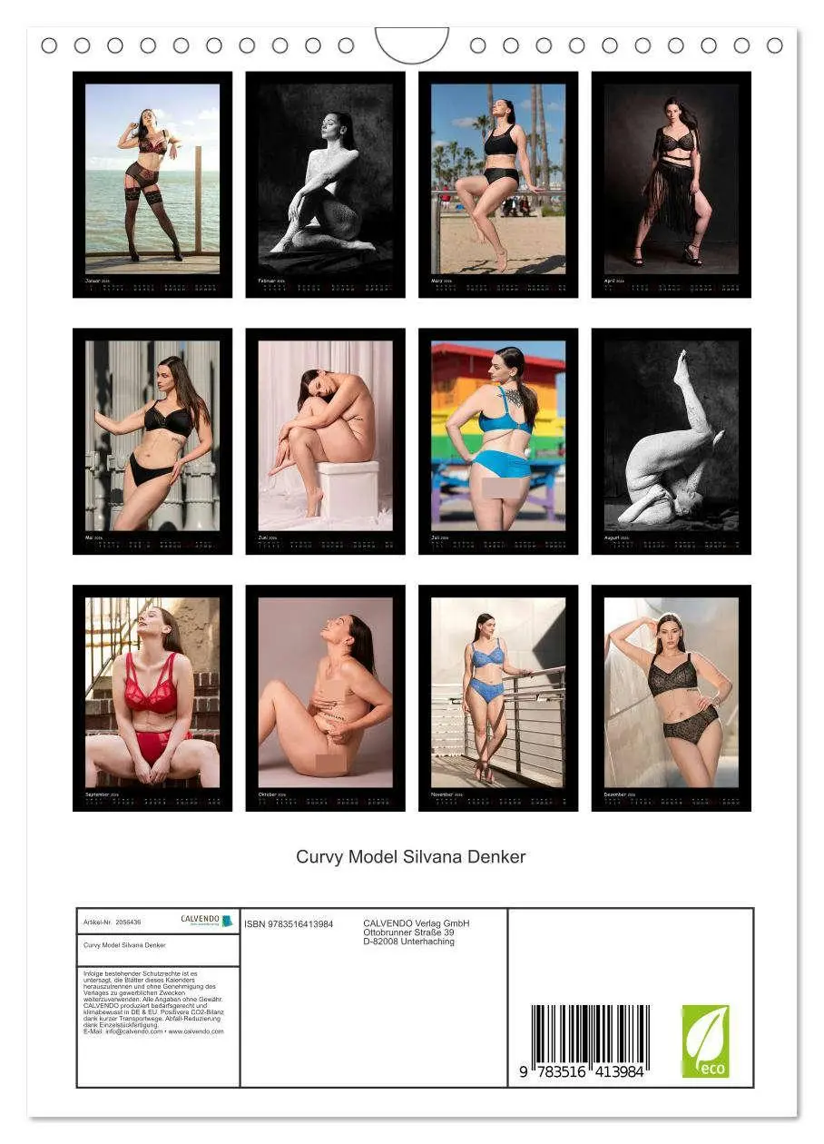 Bild: 9783516413984 | Curvy Model Silvana Denker (Wandkalender 2026 DIN A4 hoch),...