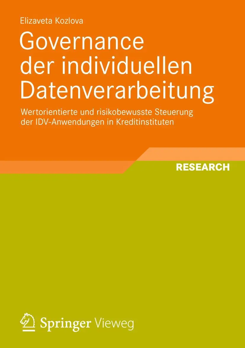 Cover: 9783834823984 | Governance der individuellen Datenverarbeitung | Elizaveta Kozlova