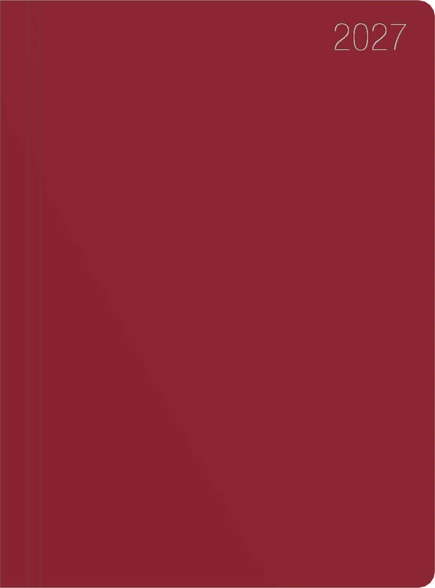 Cover: 4069095014084 | Taschenkalender 1T/1S bordeaux 2027 | Neumann Verlage GmbH &amp; Co KG