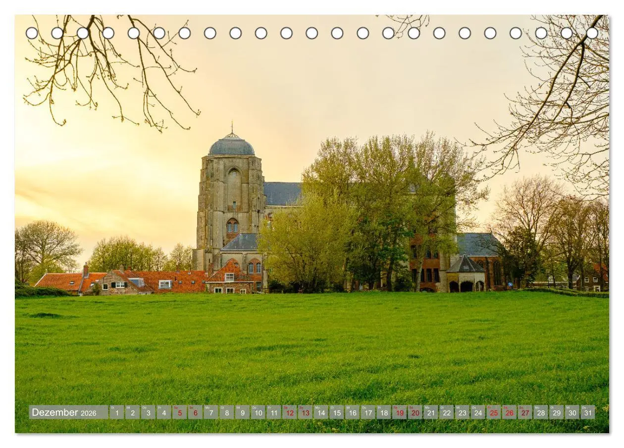 Bild: 9783457384084 | Ein Blick auf Veere in Zeeland (Tischkalender 2026 DIN A5 quer),...