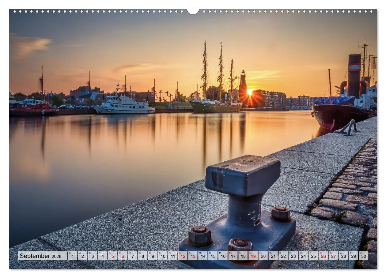 Bild: 9783457454084 | Bremer Hafenromantik (hochwertiger Premium Wandkalender 2026 DIN A2...
