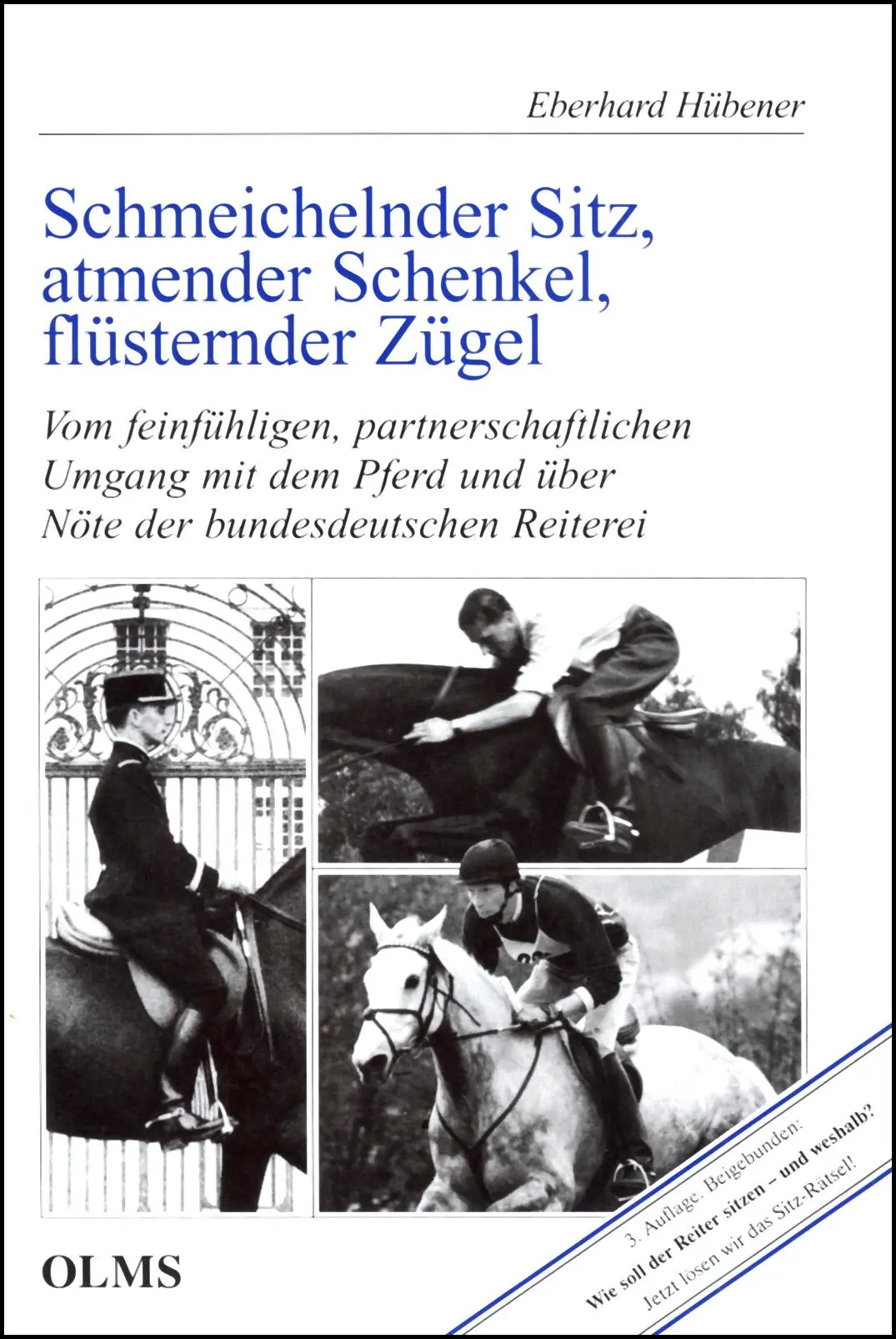 Cover: 9783487084084 | Schmeichelnder Sitz, atmender Schenkel, flüsternder Zügel | Hübener