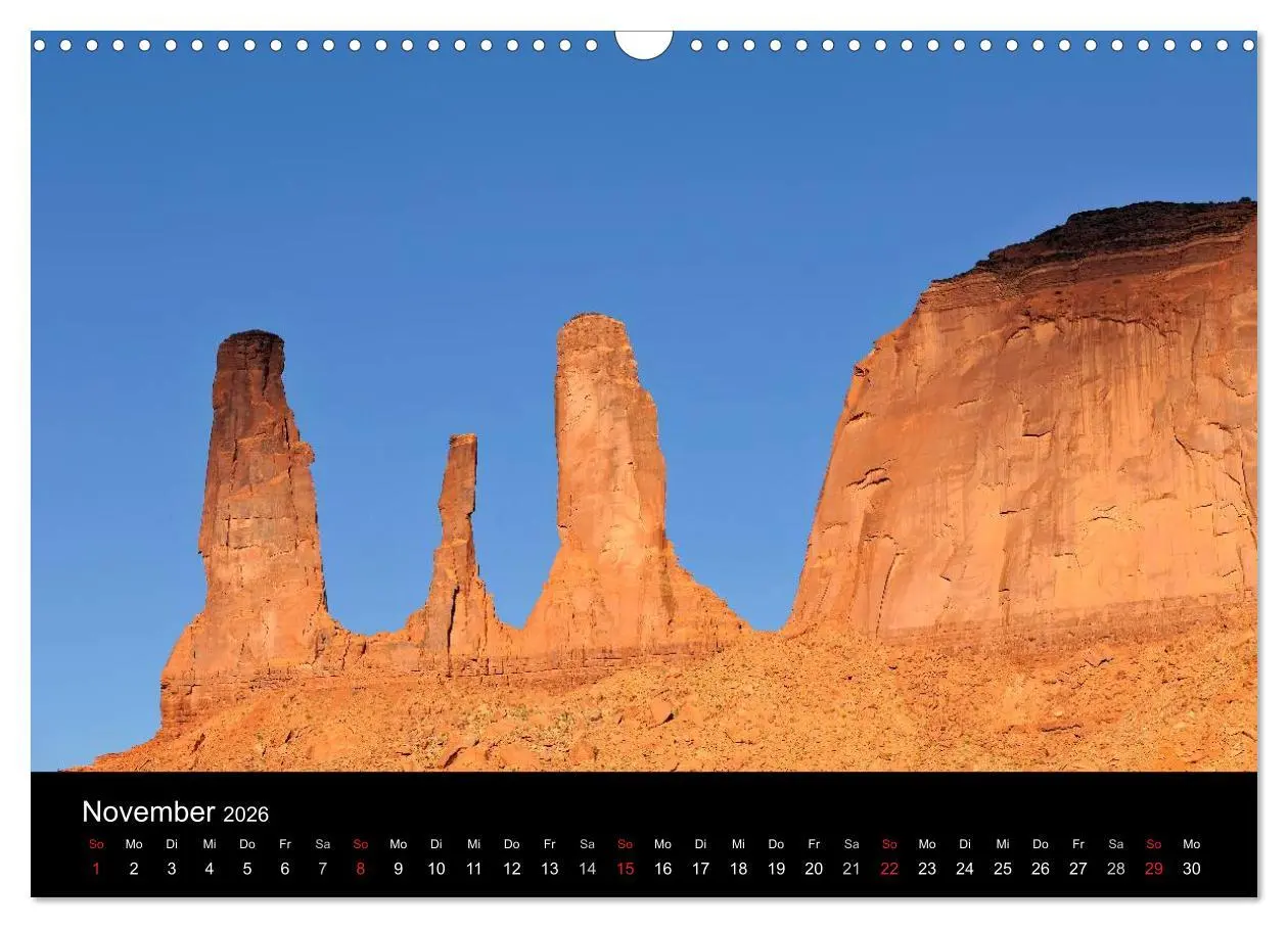 Bild: 9783516234084 | USA - Monument Valley (Wandkalender 2026 DIN A3 quer), CALVENDO...