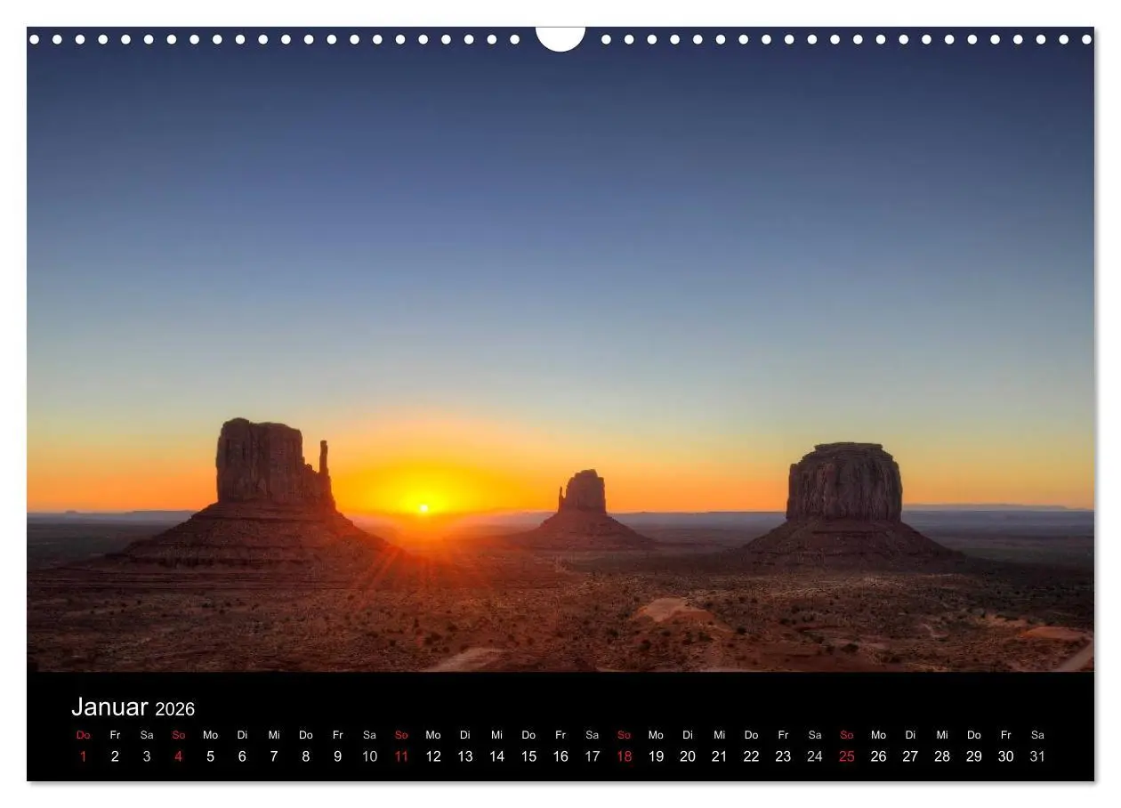 Bild: 9783516234084 | USA - Monument Valley (Wandkalender 2026 DIN A3 quer), CALVENDO...