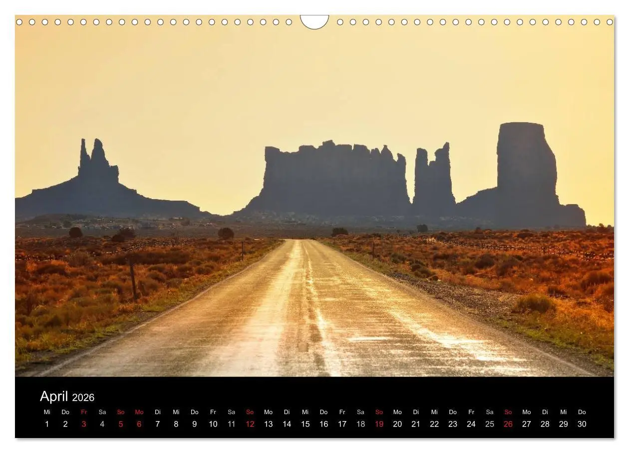Bild: 9783516234084 | USA - Monument Valley (Wandkalender 2026 DIN A3 quer), CALVENDO...
