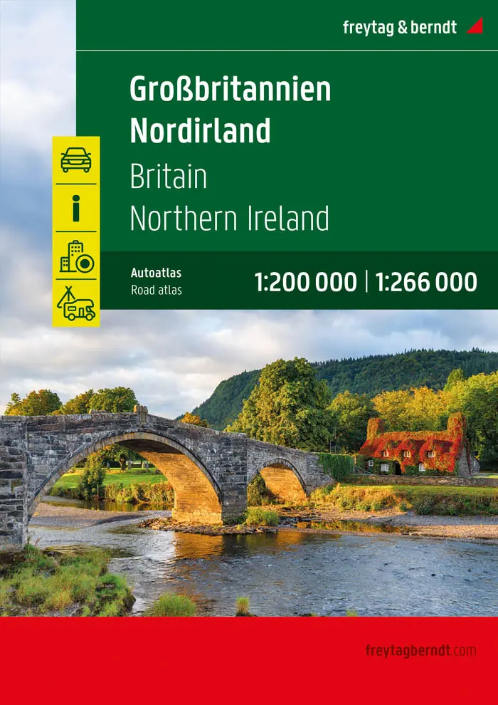 Cover: 9783707924084 | Großbritannien - Nordirland, Autoatlas 1:200.000 - 1:266.000,...