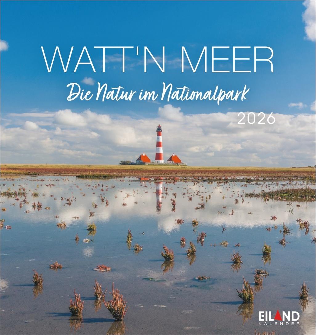 Cover: 9783964024084 | Watt'n Meer Postkartenkalender 2026 - Die Natur im Nationalpark | 2026