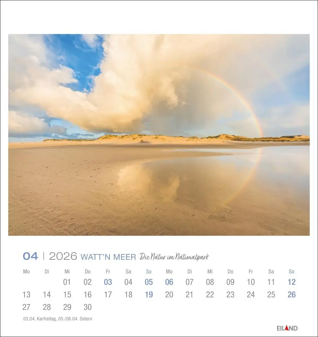 Bild: 9783964024084 | Watt'n Meer Postkartenkalender 2026 - Die Natur im Nationalpark | 2026