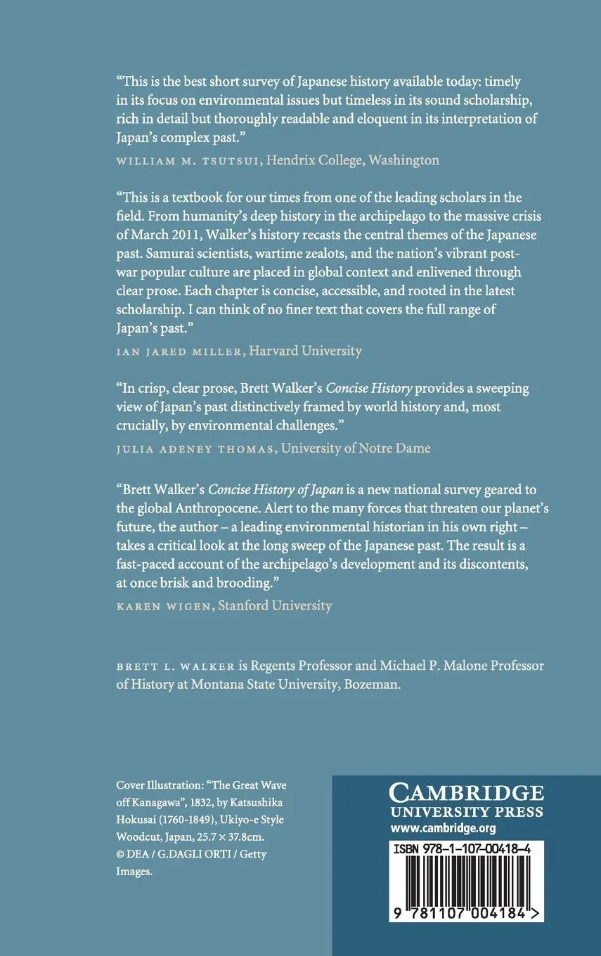 Rückseite: 9781107004184 | A Concise History of Japan | Brett L. Walker | Buch | Englisch | 2015