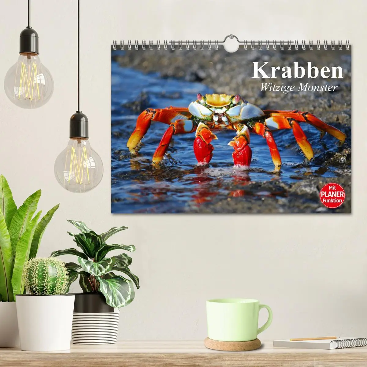 Bild: 9783457994184 | Krabben. Witzige Monster (Wandkalender 2026 DIN A4 quer), CALVENDO...