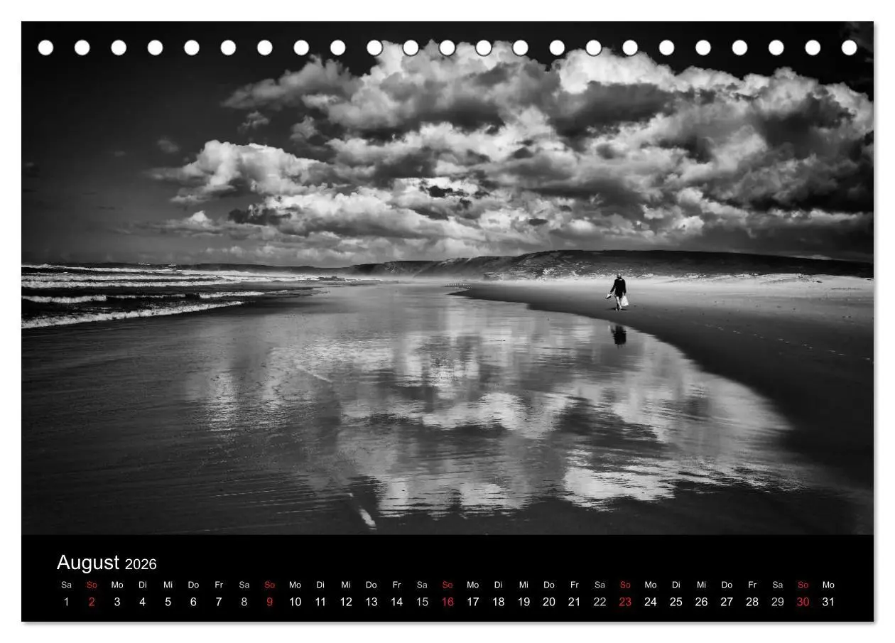 Bild: 9783516154184 | Das Licht in Schwarz und Weiß (Tischkalender 2026 DIN A5 quer),...