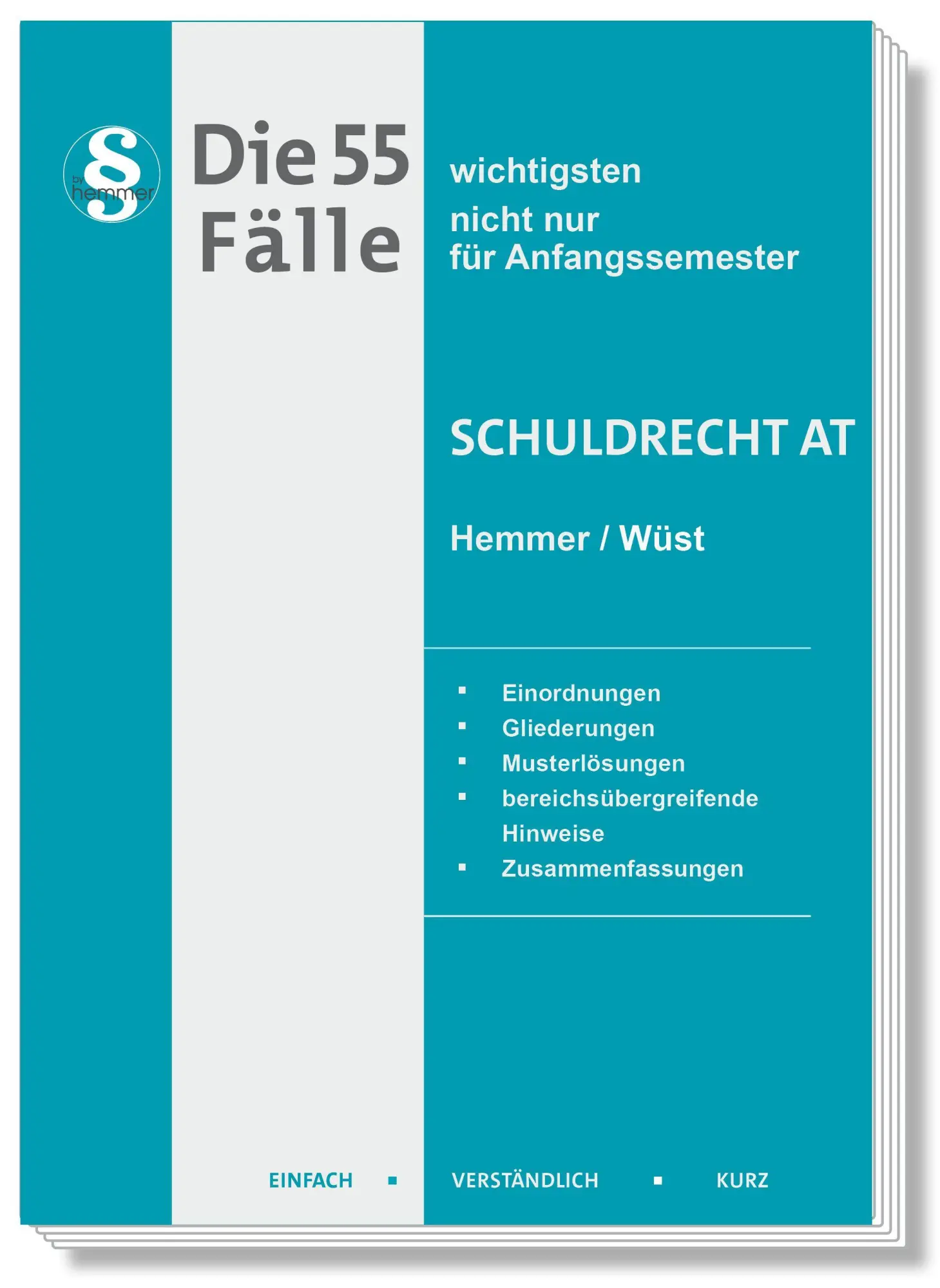 Cover: 9783968384184 | Die 55 wichtigsten Fälle Schuldrecht AT | Karl-Edmund Hemmer (u. a.)