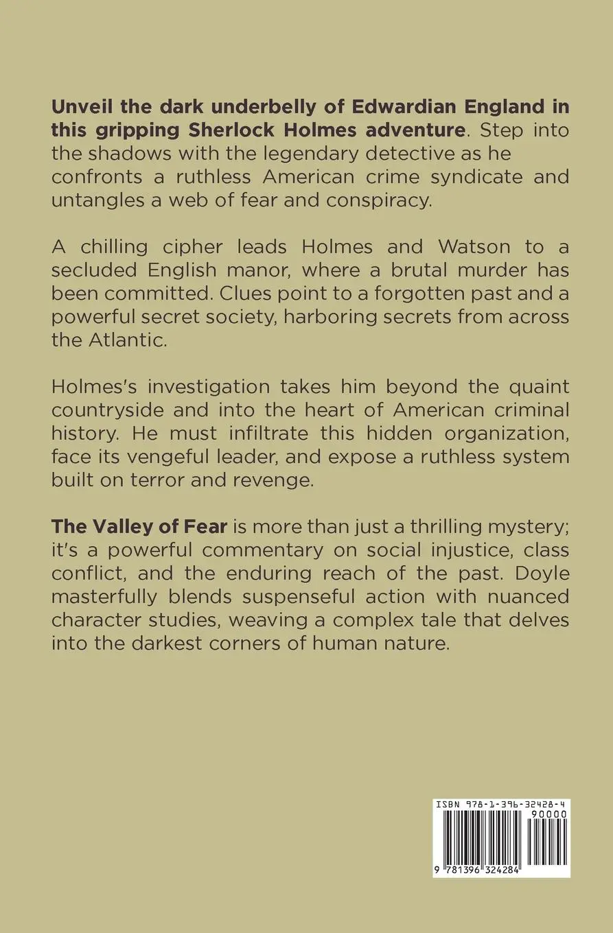 Rückseite: 9781396324284 | The Valley of Fear | Arthur Conan Doyle | Taschenbuch | Englisch