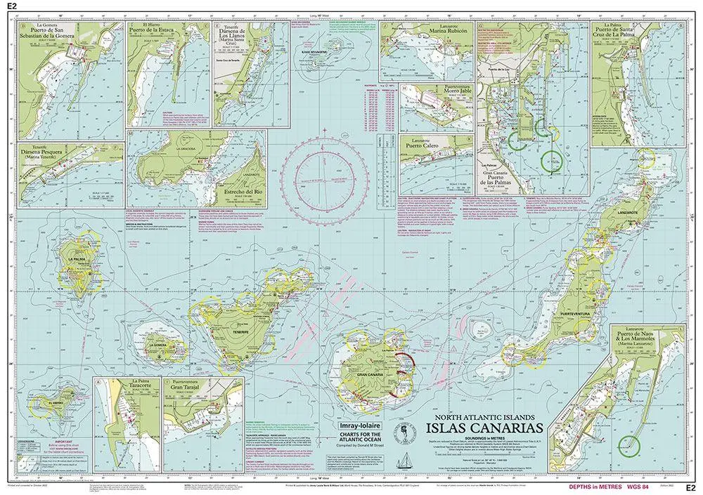 Bild: 9781786794284 | E2 Islas Canarias | Imray Iolaire | (Land-)Karte | Karte/Landkarte