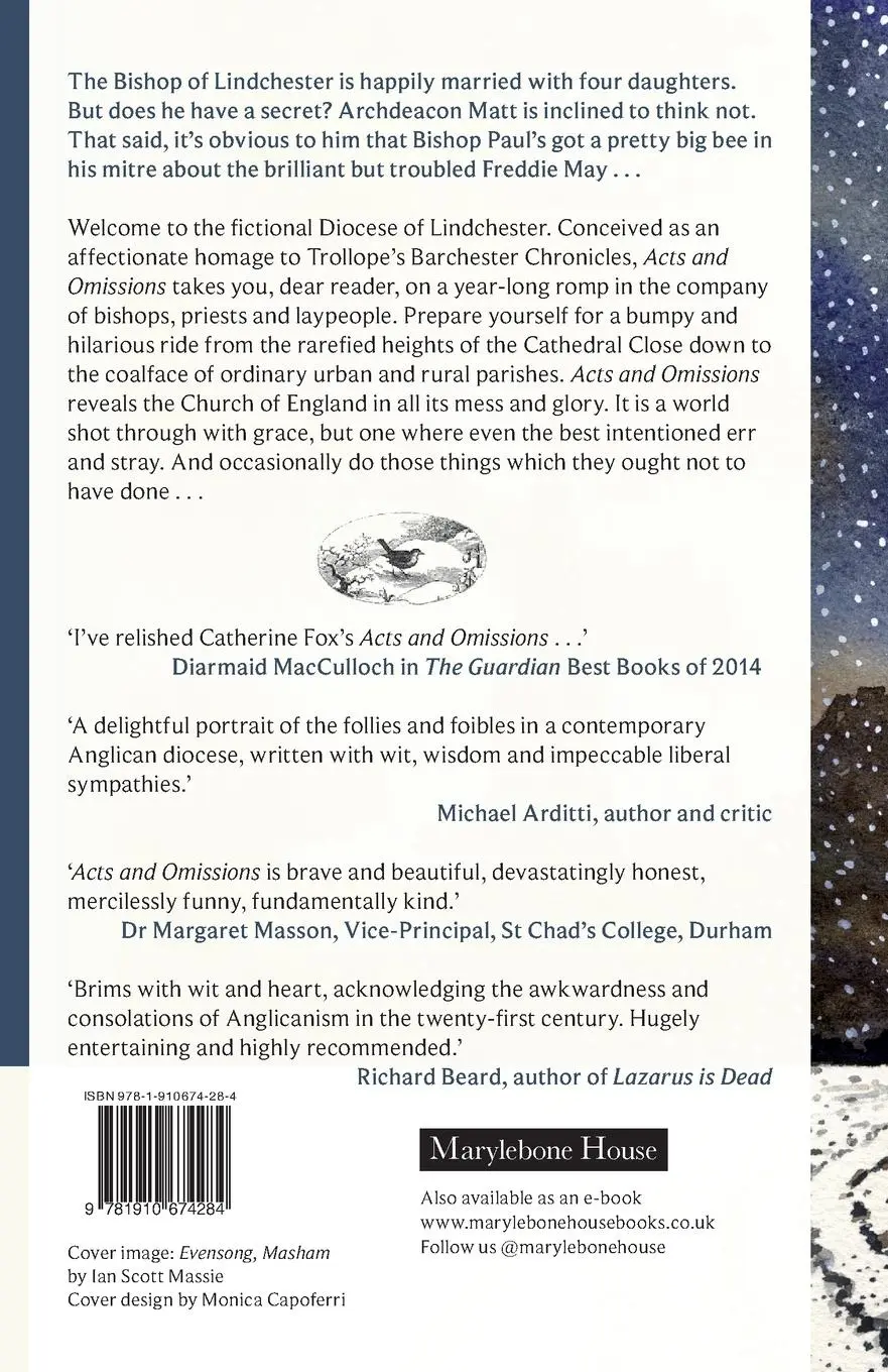 Rückseite: 9781910674284 | Acts and Omissions | (Lindchester Chronicles 1) | Catherine Fox | Buch