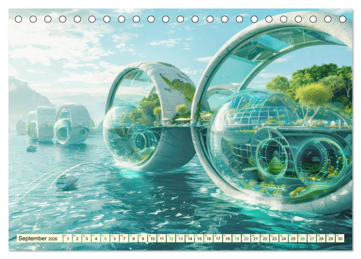 Bild: 9783457434284 | Science-Fiction Wasserwelten (Tischkalender 2026 DIN A5 quer),...