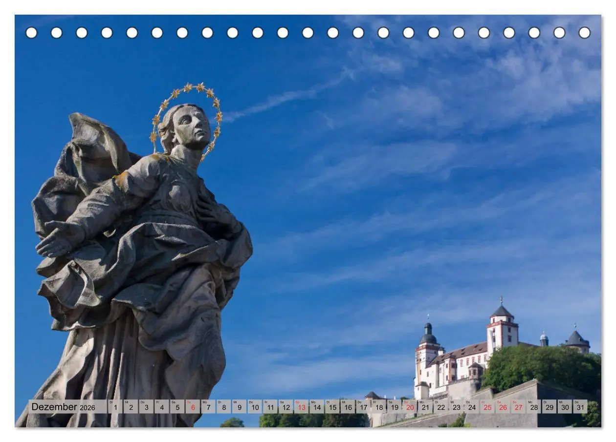 Bild: 9783457814284 | WÜRZBURG - ALTSTADT IMPRESSIONEN (Tischkalender 2026 DIN A5 quer),...