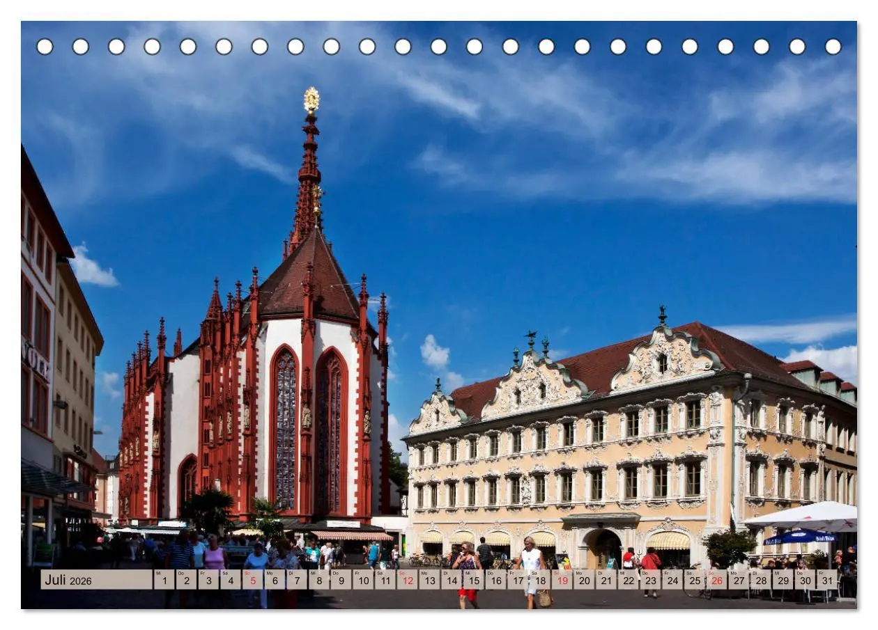 Bild: 9783457814284 | WÜRZBURG - ALTSTADT IMPRESSIONEN (Tischkalender 2026 DIN A5 quer),...