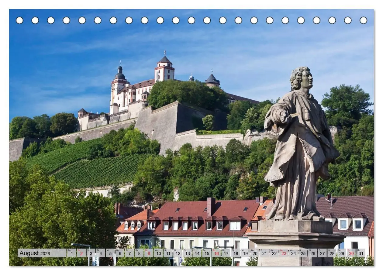 Bild: 9783457814284 | WÜRZBURG - ALTSTADT IMPRESSIONEN (Tischkalender 2026 DIN A5 quer),...
