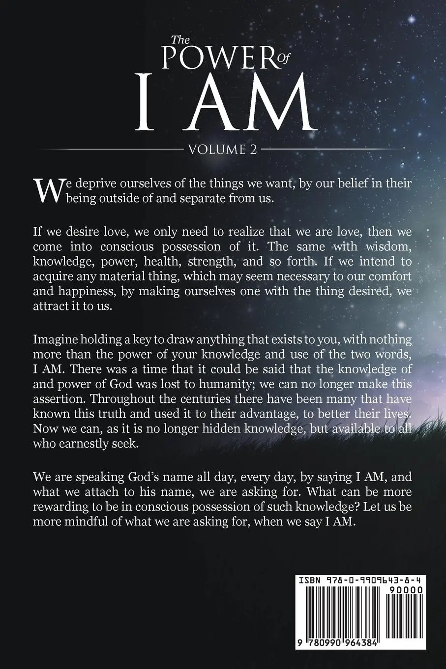 Rückseite: 9780990964384 | The Power of I AM - Volume 2 | David Allen | Taschenbuch | Deutsch