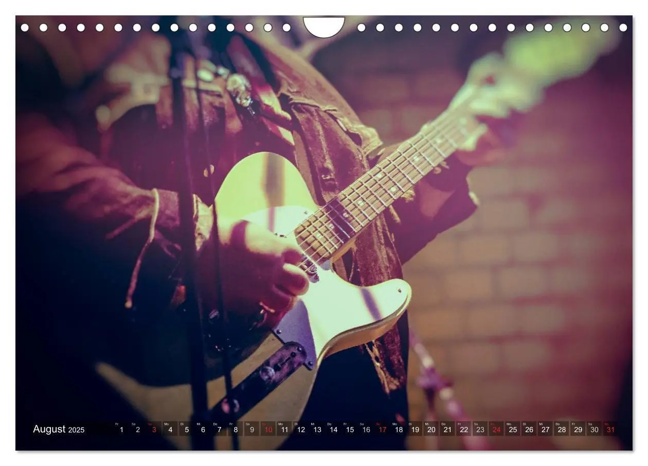 Bild: 9783435574384 | Gitarren - Live (Wandkalender 2025 DIN A4 quer), CALVENDO...