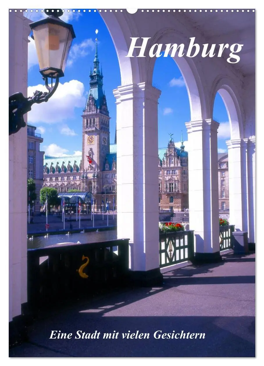 Cover: 9783516444384 | Hamburg - Eine Stadt mit vielen Gesichtern (Wandkalender 2026 DIN...